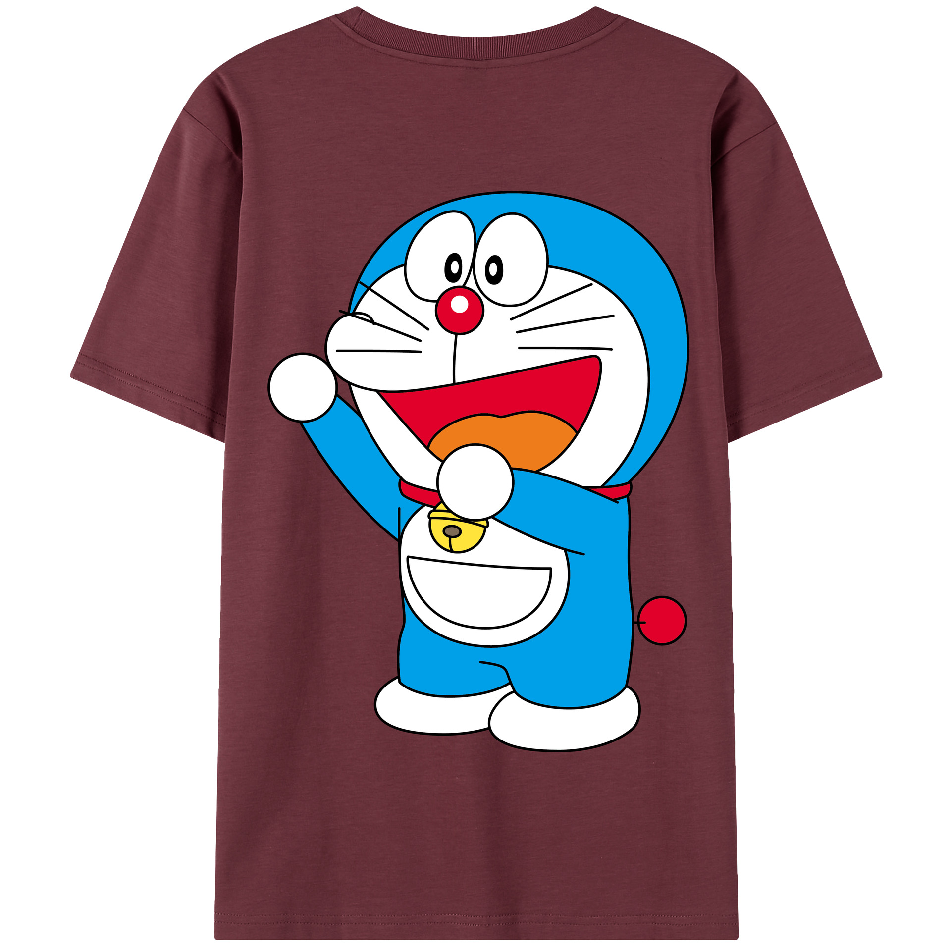 （画像用） ドラえもん Doraemon 綿100％半袖Tシャツ（背面プリント）